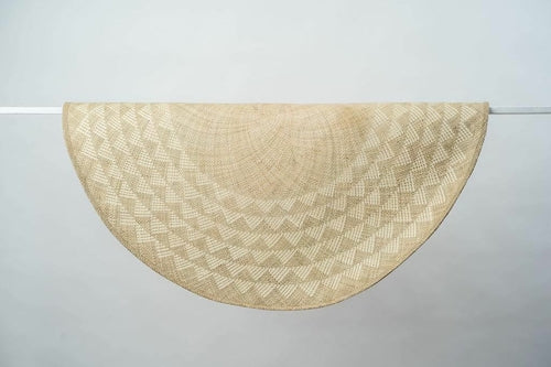 Natural base with white  triangle