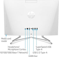 HP 22 inch All-in-One Desktop PC • 2024 Latest Model • Microsoft Office Trial • FHD Display • 32GB RAM • 1TB Storage (512GB SSD + 512GB External HD) • Intel Celeron CPU • w/WOWPC Bundle • Win 11 Pro
