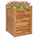 Garden Raised Bed 23.6"x23.6"x17.3" Solid Acacia Wood
