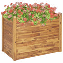 Garden Raised Bed 23.6"x23.6"x17.3" Solid Acacia Wood