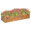 Garden Raised Bed 23.6"x23.6"x17.3" Solid Acacia Wood