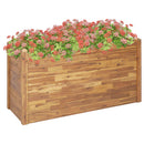 Garden Raised Bed 23.6"x23.6"x17.3" Solid Acacia Wood
