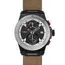 Otto Chrono Silver Black Nato