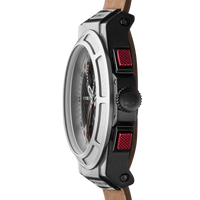 Otto Chrono Silver Black Nato
