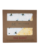 ORGANIC SNUG BLANKET - BEES