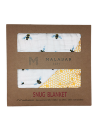 ORGANIC SNUG BLANKET - BEES