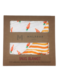 ORGANIC SNUG BLANKET - CARROTS
