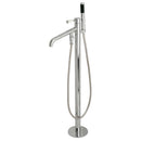 Kingston Brass KS8131DPL Paris Freestanding Tub Faucet with Hand Showe