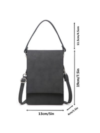 Women Small Crossbody Purse Cell Phone Pouch MT2078-3 BK