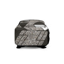Backpack - Large Water-resistant Bag - Brown and White Triangular