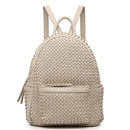 Woven backpack purse for women camel MT1086-13 BR