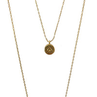 Layered Bar Bullet Necklace