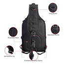 Tactical Military Sling Backpack 15L Shoulder Bag Molle Outdoor