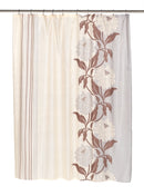 FSC-CH-13 Chelsea Fabric Shower Curtain in Chocolate