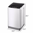 Full-Automatic Washing Machine Portable Compact Laundry Washer Spin