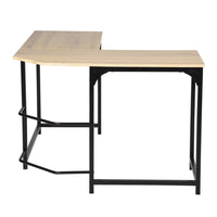L Shaped Computer Desk PC Laptop Table Wood Workstation Furniture