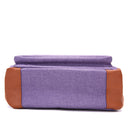 Slim Backpack ,College, School and Business Fits 15-inch Laptop-Purple