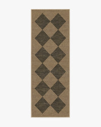 goop Salerno Soft Black Re-Jute Rug