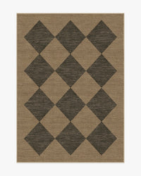goop Salerno Soft Black Re-Jute Rug