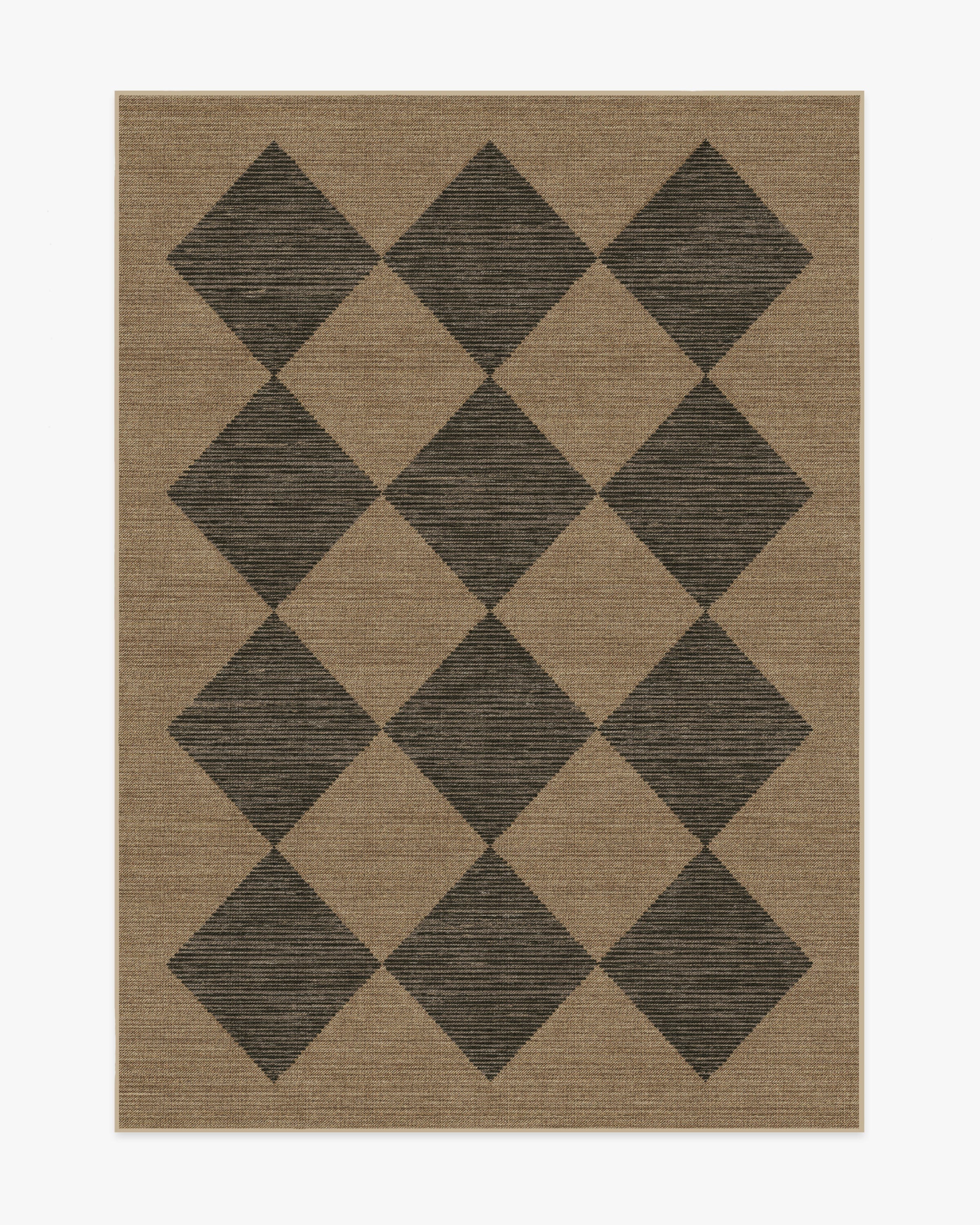 goop Salerno Soft Black Re-Jute Rug