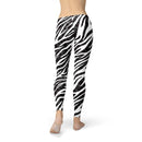 Womens Zebra Stripes Leggings