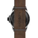 Vento Silver Black Leather