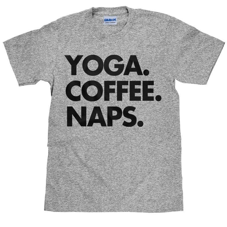 Yoga Coffee Naps T-shirt